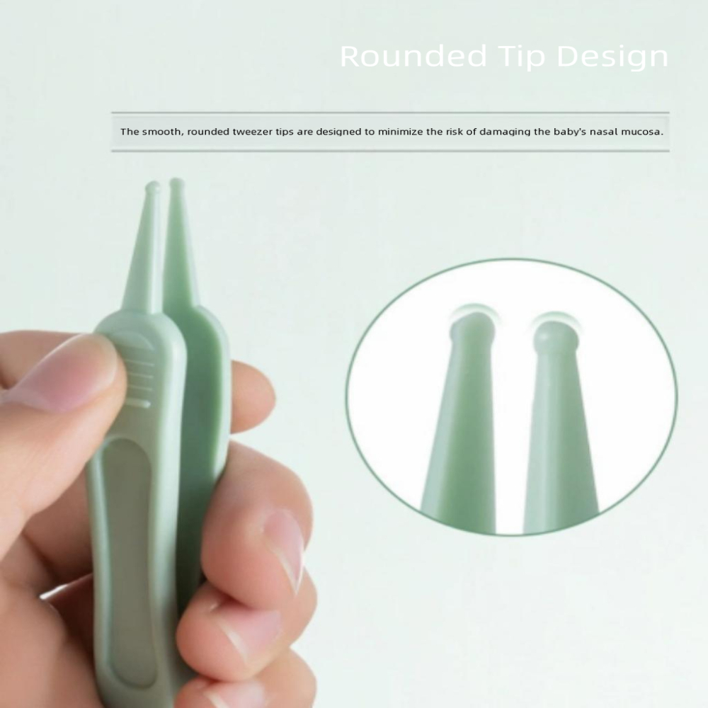 Nasal Aspirator - vvocci ベビーノーズクリーナーツール 幼児用鼻腔ケア用品 子供用安全ピンセット クリーニング鉗子 プラスチックピンセット