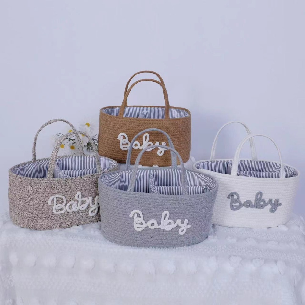 大容量ベビーおむつオーガナイザー ポータブルコットンロープお - Baby Products Organiser のレビューと価格