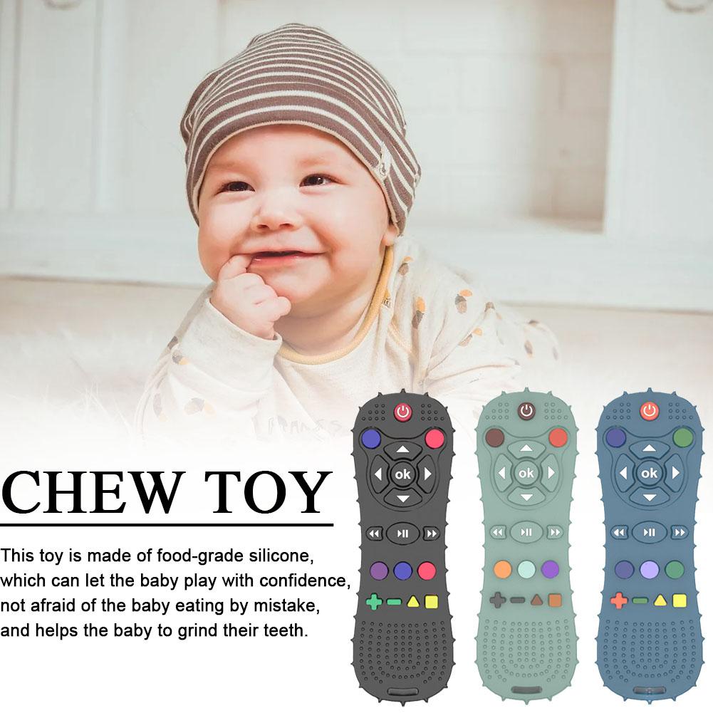 ベビーシリコンリモコン型歯固め、赤ちゃんの手を噛むのを防ぐ歯 - Baby Products Natural のレビューと価格