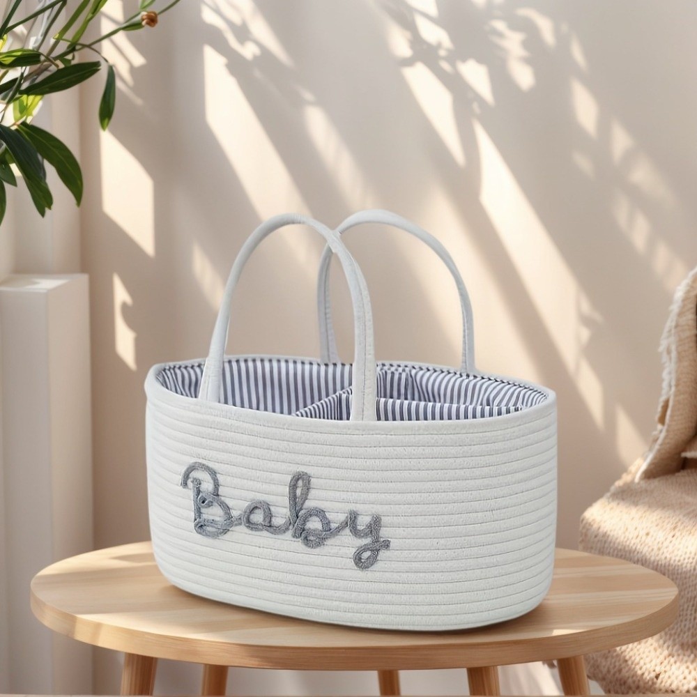 大容量ベビーおむつオーガナイザー綿ロープポータブルおむつ収納 - Baby Products Organiser のレビューと価格