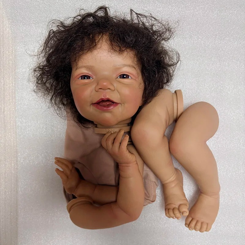 NPK 18インチ ダークスキン 手植え黒髪カーリーヘア リ - Baby Products For Curly Hair のレビューと価格