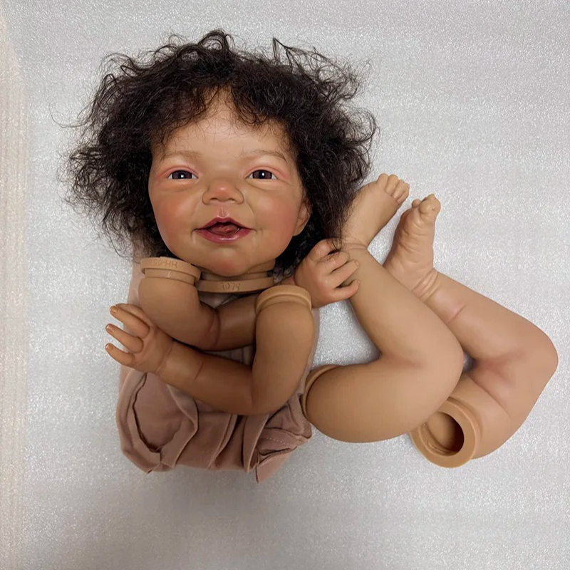 NPK 18インチ ダークスキン 手植え黒髪カーリーヘア リ - Baby Products For Curly Hair のレビューと価格