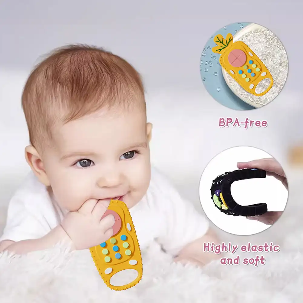 ベビーシリコーンおしゃぶりおもちゃリモコン形状おしゃぶり齧歯 - Baby Products Natural のレビューと価格