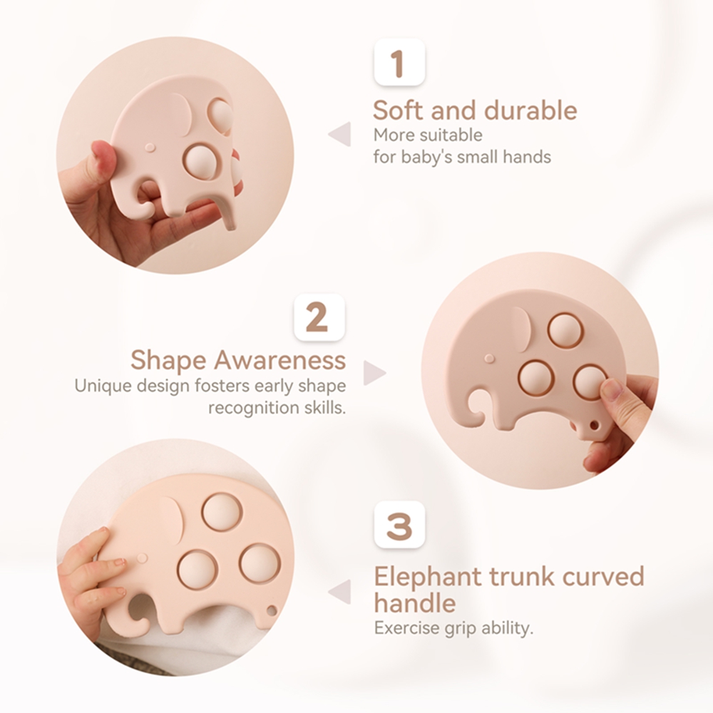 シリコーンベビー安全歯固め BPA フリー幼児咀嚼おもちゃリ - Baby Products Natural のレビューと価格