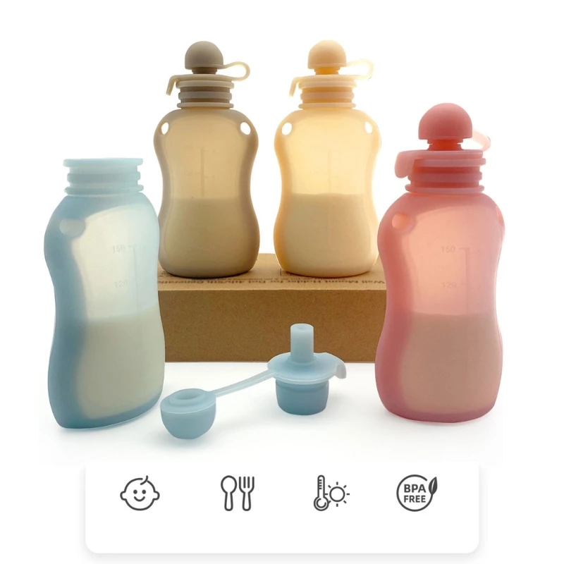 詰め替え可能なベビーバッグ,150ml,シリコン,ミルク,コ - Baby Products Organiser のレビューと価格