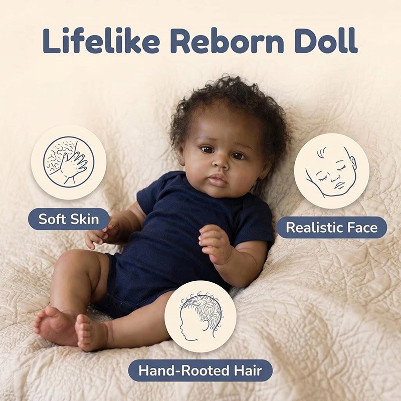 48cm ソフトシリコンビニール製 ルーベン タッチソフト  - Baby Products For Curly Hair のレビューと価格