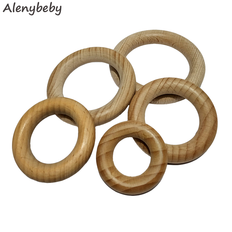 木製の歯がためリング,40mm,木のリング,赤ちゃんの歯が生 - Baby Products Natural のレビューと価格