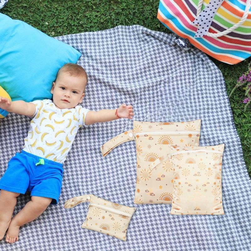 ウェットドライバッグ衣類ポーチ 3 個セット旅行防水おむつオ - Diaper Bag Backpack のレビューと価格
