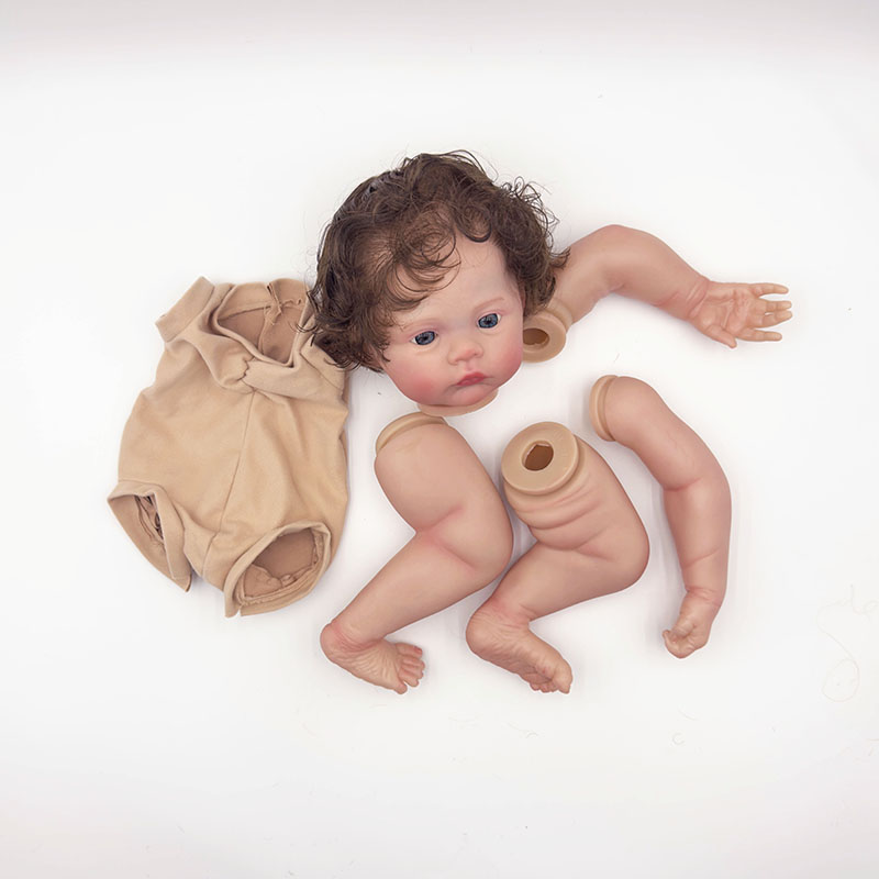 18 インチ草原リボーン人形キット未組み立てリアルな複数層絵 - Baby Products For Curly Hair のレビューと価格