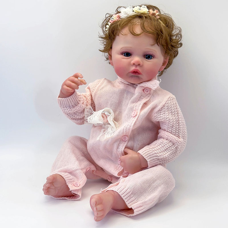 18 インチ草原リボーン人形キット未組み立てリアルな複数層絵 - Baby Products For Curly Hair のレビューと価格