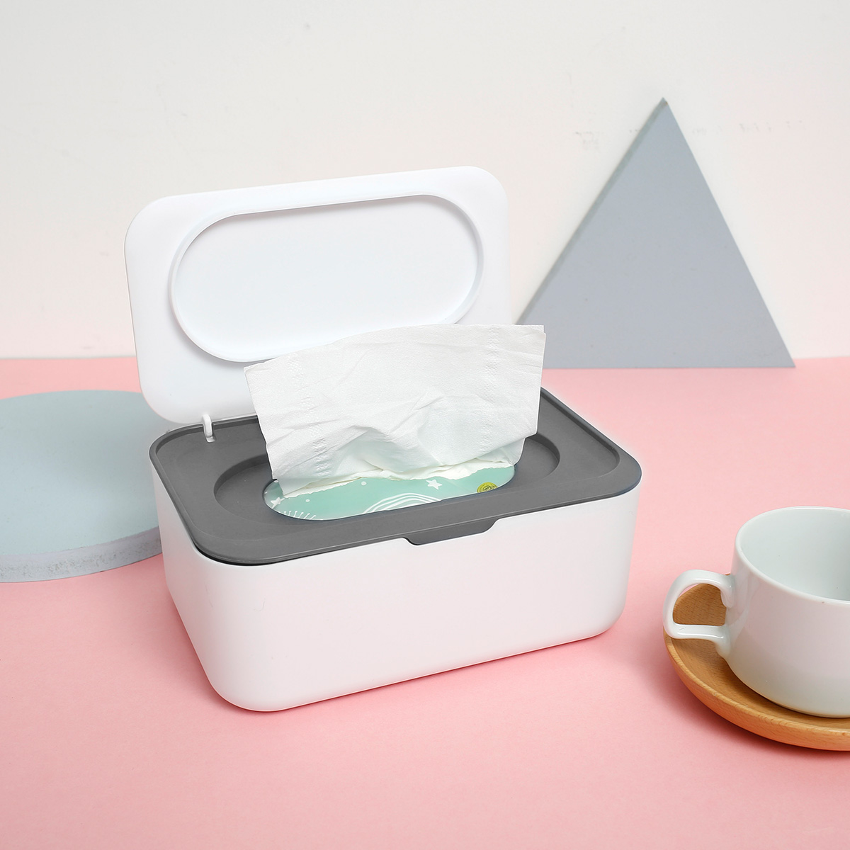 ウェットティッシュボックスペーパーディスペンサーポータブル蓋 - Baby Products Storage Box のレビューと価格