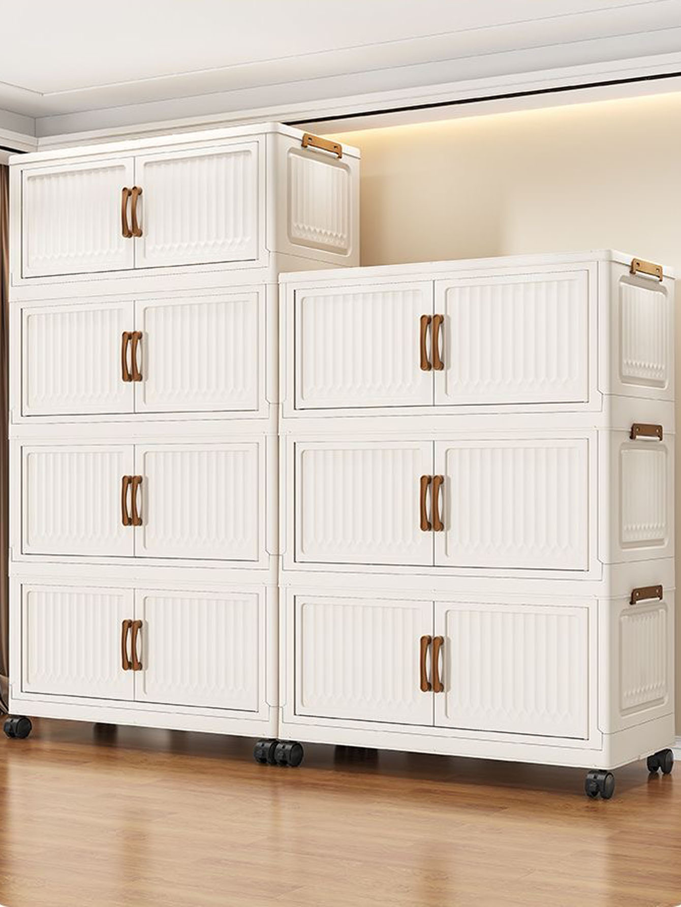 折りたたみ式、設置不要、多層プラスチック製ベビーワードローブ - Baby Products Storage Box のレビューと価格