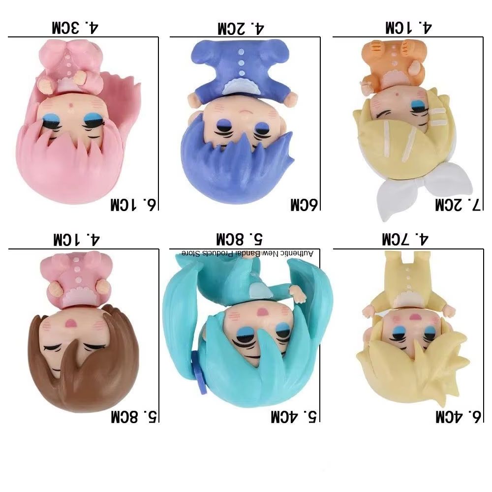 6 ピース/セットアニメ初音ミク q バージョンかわいいベビ - Baby Q Products のレビューと価格