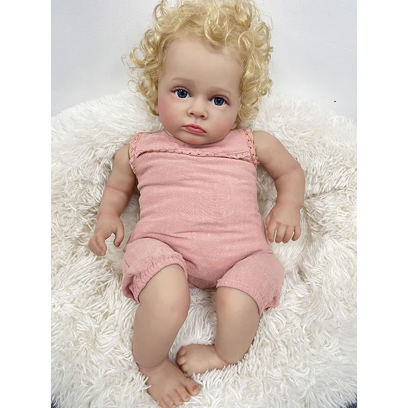 55CMのリボーンドール、幼児の赤ちゃん人形トゥッティ、ゴー - Baby Products For Curly Hair のレビューと価格