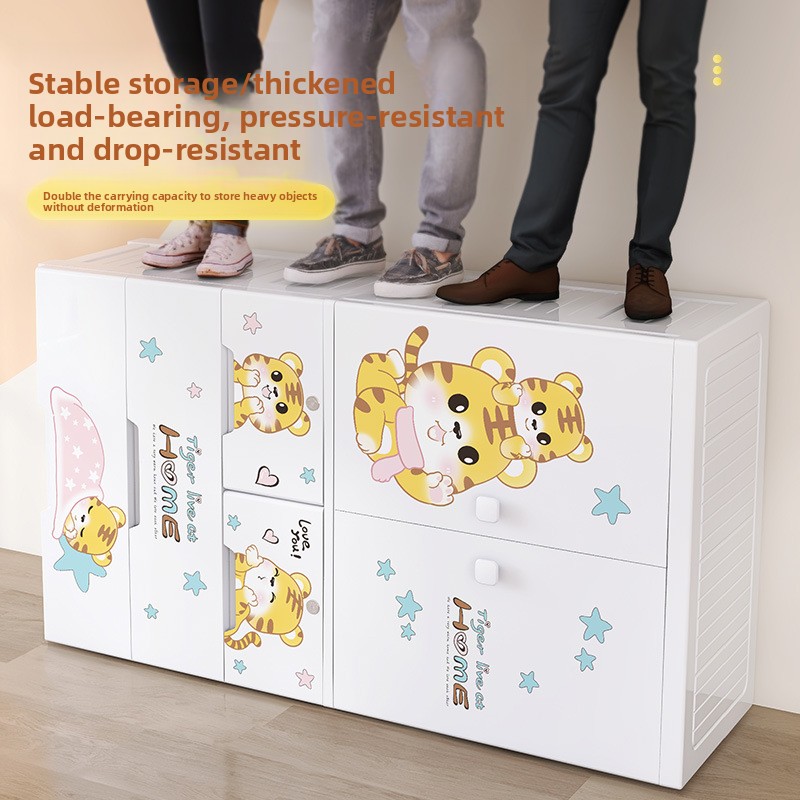 厚手のプラスチック製5段引き出し収納キャビネット ベビーワー - Baby Products Storage Box のレビューと価格