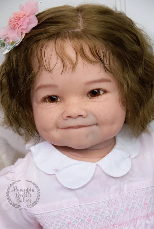 NPK 24インチ手作り未完成人形キット リボーンラヤ 3D - Baby Products For Curly Hair のレビューと価格