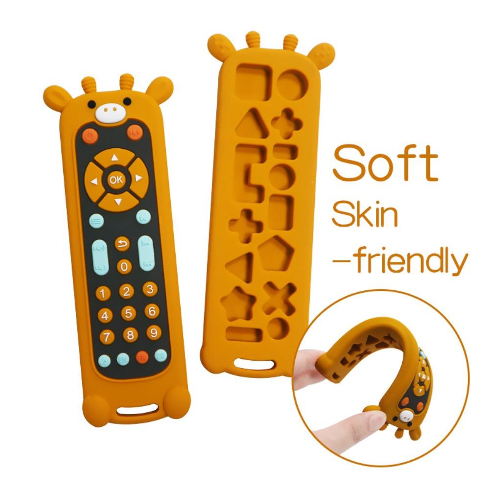 シリコン製リモコン型歯固めおもちゃ、赤ちゃんの歯が生える際の - Baby Products Natural のレビューと価格