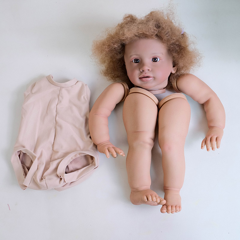 26 インチ ピッパ ダークスキン リボーンドールキット 複 - Baby Products For Curly Hair のレビューと価格