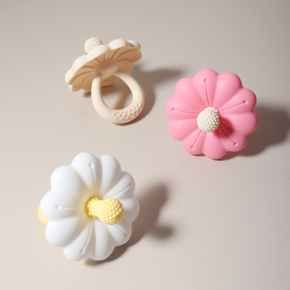 2026年ホットセール 赤ちゃん用花型歯固め シリコンおしゃ - Baby Products Discount のレビューと価格