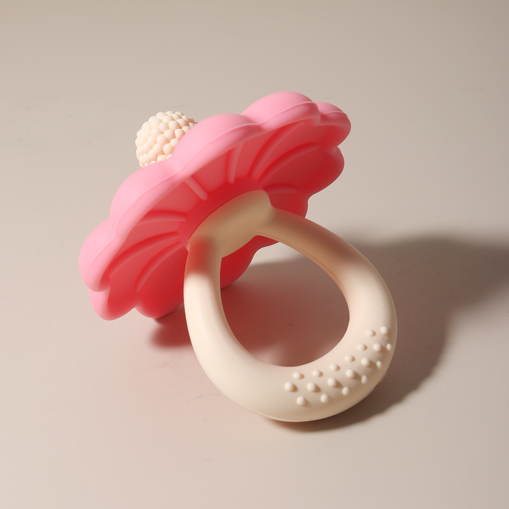 2026年ホットセール 赤ちゃん用花型歯固め シリコンおしゃ - Baby Products Discount のレビューと価格