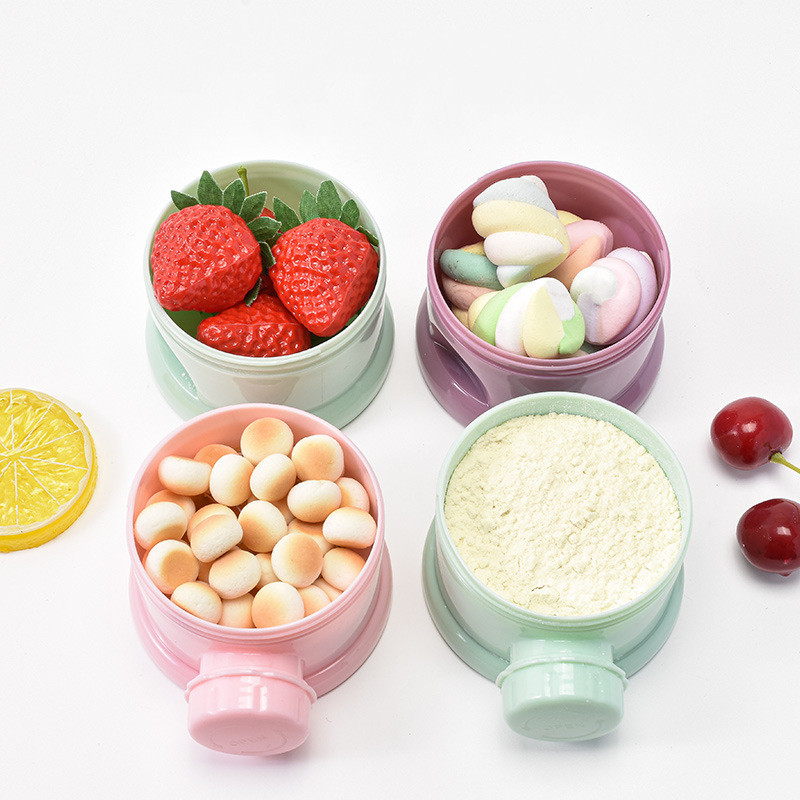 3/4 層ベアベビーミルクパウダーコンテナポータブル独立サイ - Baby Products Storage Box のレビューと価格
