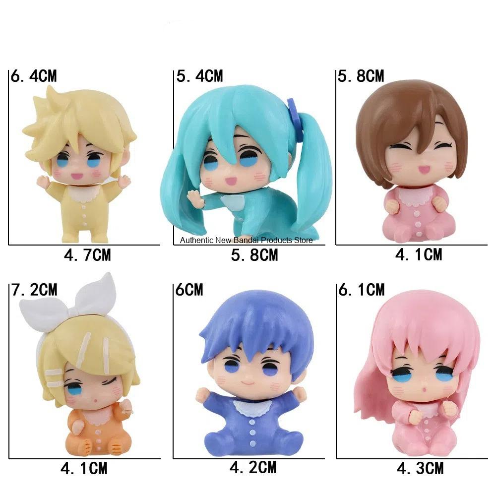6 ピース/セットアニメ初音ミク q-バージョンかわいいベビ - Baby Q Products のレビューと価格
