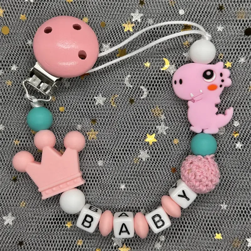 赤ちゃんの名前でパーソナライズされたおしゃぶりクリップホルダ - Baby Products Discount のレビューと価格