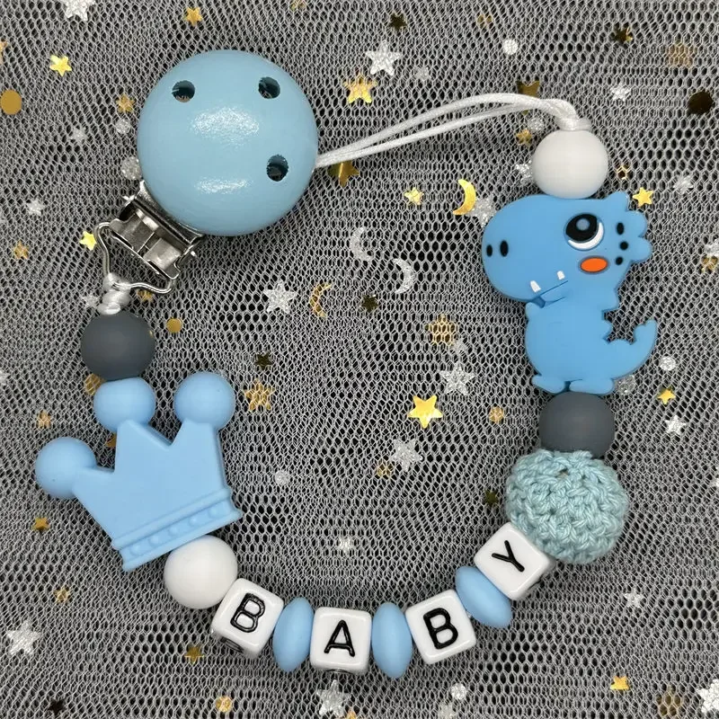 赤ちゃんの名前でパーソナライズされたおしゃぶりクリップホルダ - Baby Products Discount のレビューと価格
