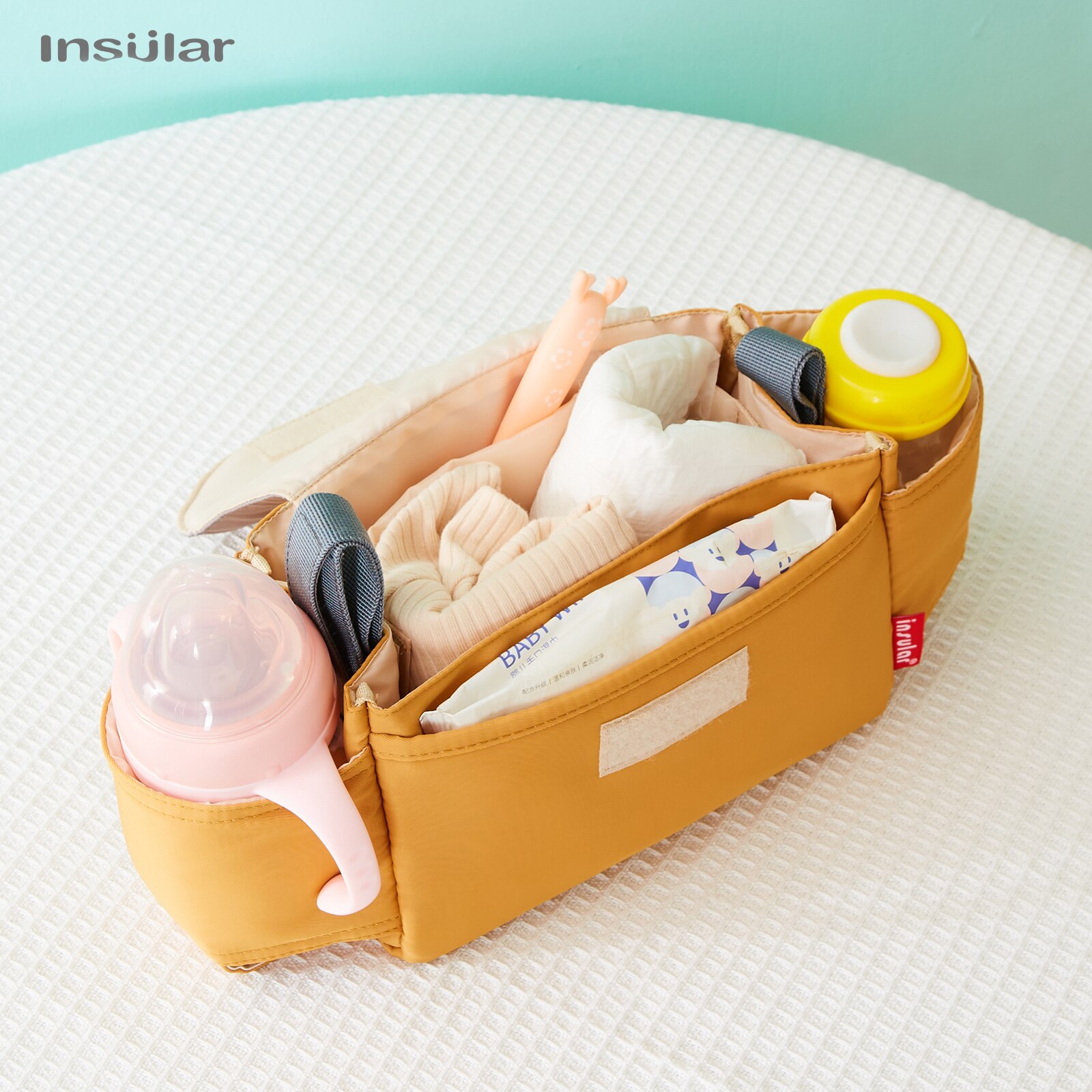 INSULAR ベビーカーオーガナイザー マミー用おむつバッ - Diaper Bag Backpack のレビューと価格