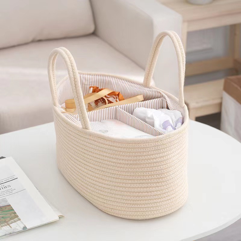 折りたたみ式おむつキャディー整理用コットンロープおむつバッグ - Diaper Bag Backpack のレビューと価格