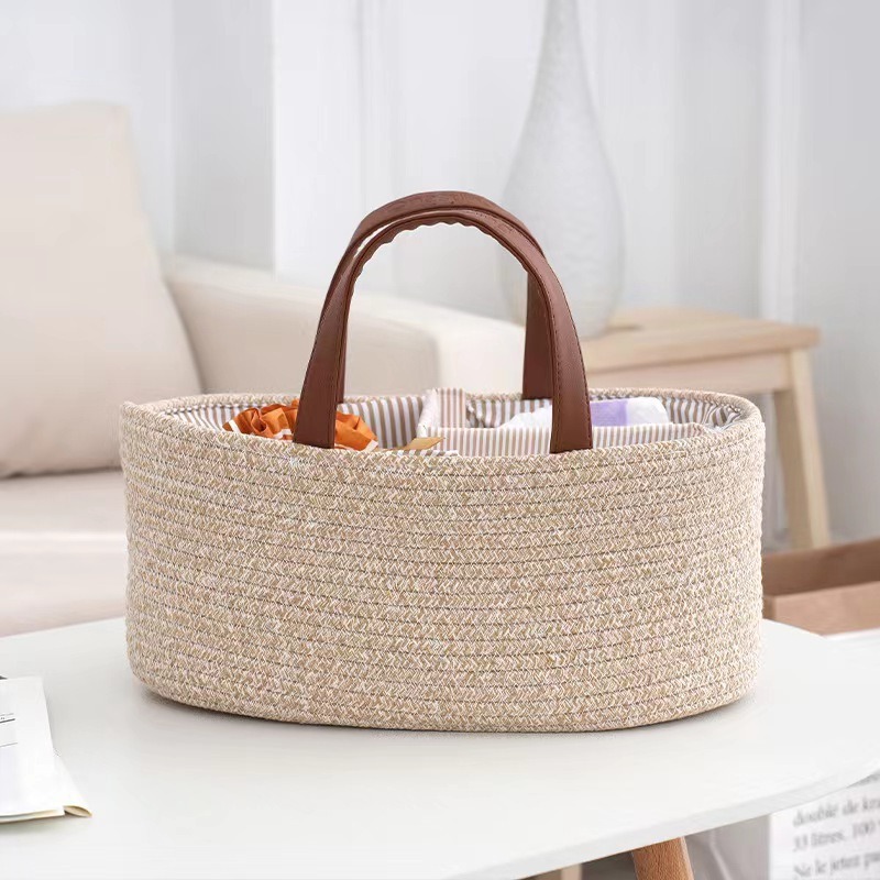折りたたみ式おむつキャディー整理用コットンロープおむつバッグ - Diaper Bag Backpack のレビューと価格